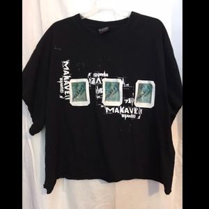 Holographic Tupac crop top!